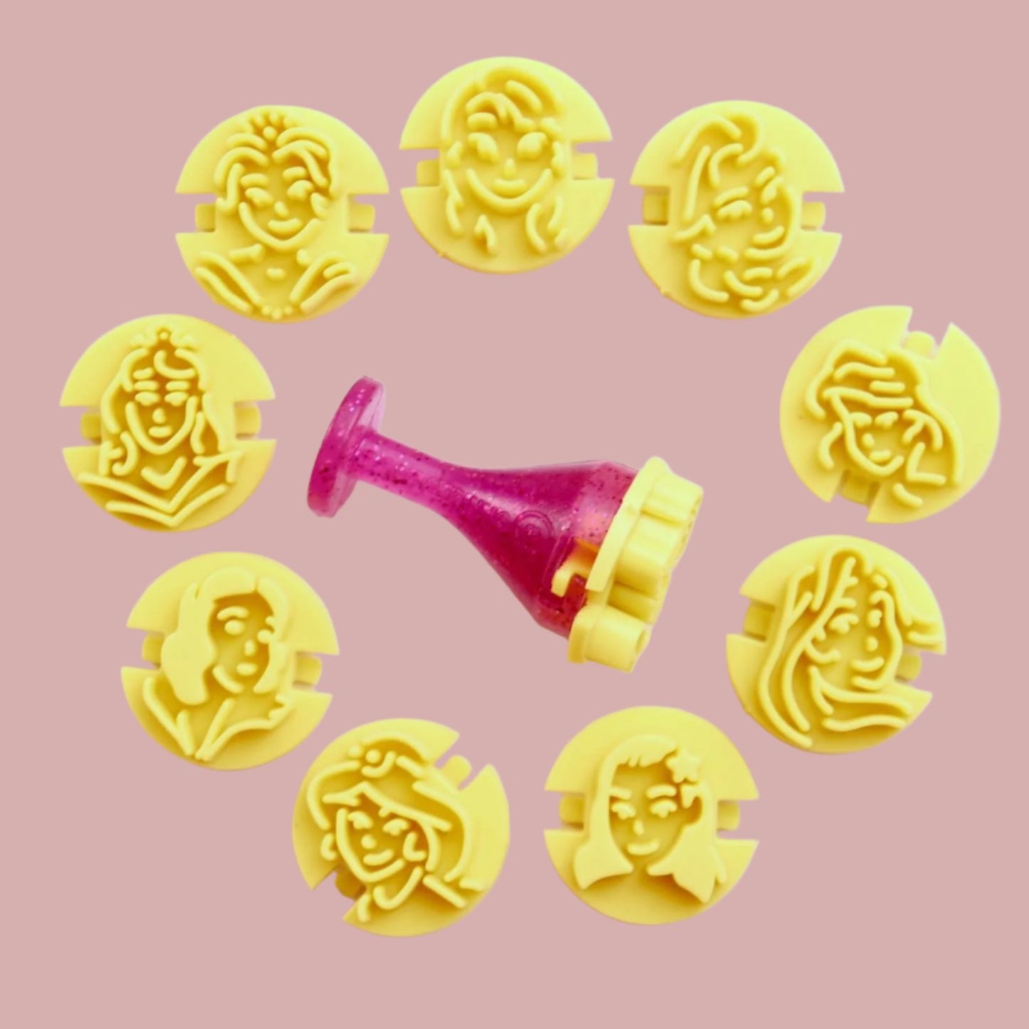 Carimbos para brigadeiros - Princesas