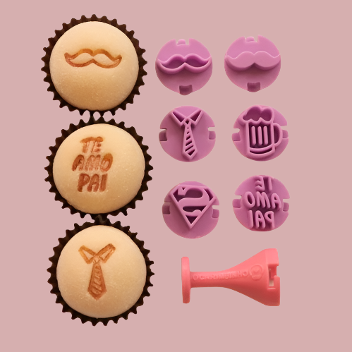 Carimbos para brigadeiros - Dia dos Pais