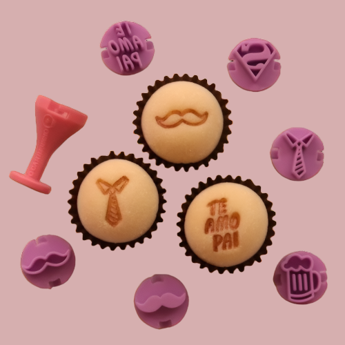 Carimbos para brigadeiros - Dia dos Pais