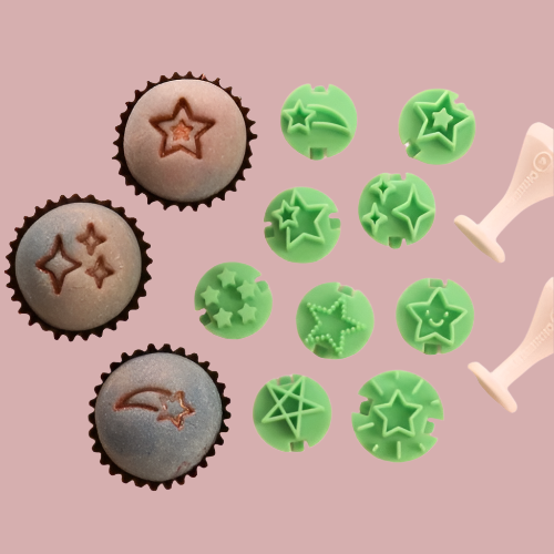 Carimbos para brigadeiros - Estrelas