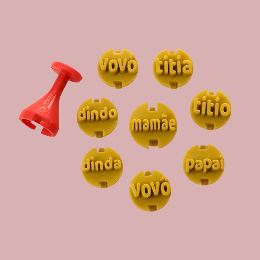 Carimbos para brigadeiros - Família