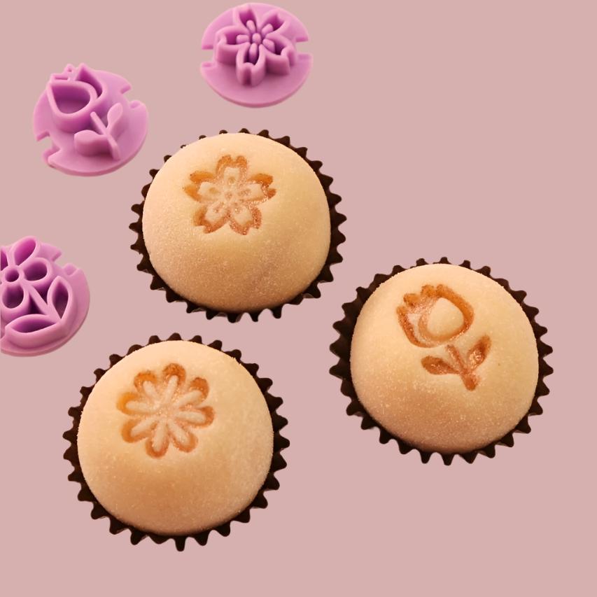 Carimbos para brigadeiros - Flores