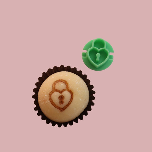 Cabeça de Marcação DV4 - CADEADO CORAÇÃO