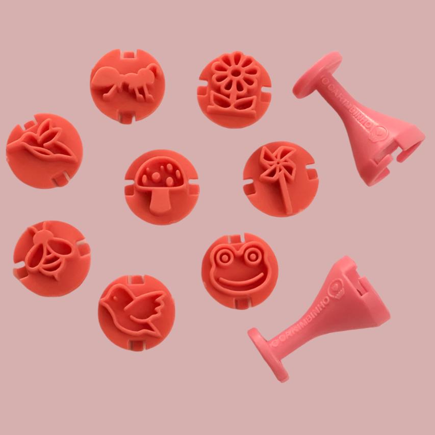 Carimbos para brigadeiros - Jardim