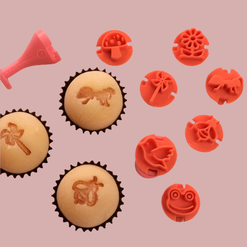 Carimbos para brigadeiros - Jardim