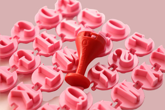 Carimbos para brigadeiros - Letras Clássicas