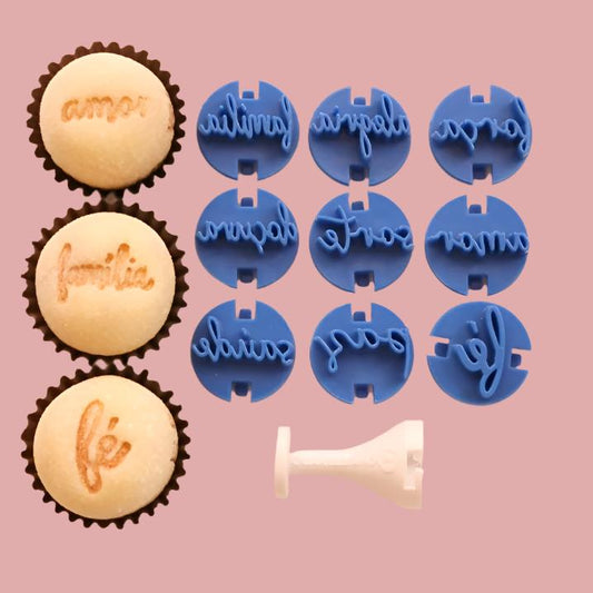 Carimbos para brigadeiros - Palavras