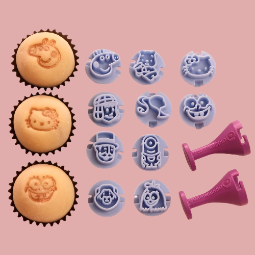 Carimbos para brigadeiros - Personagens