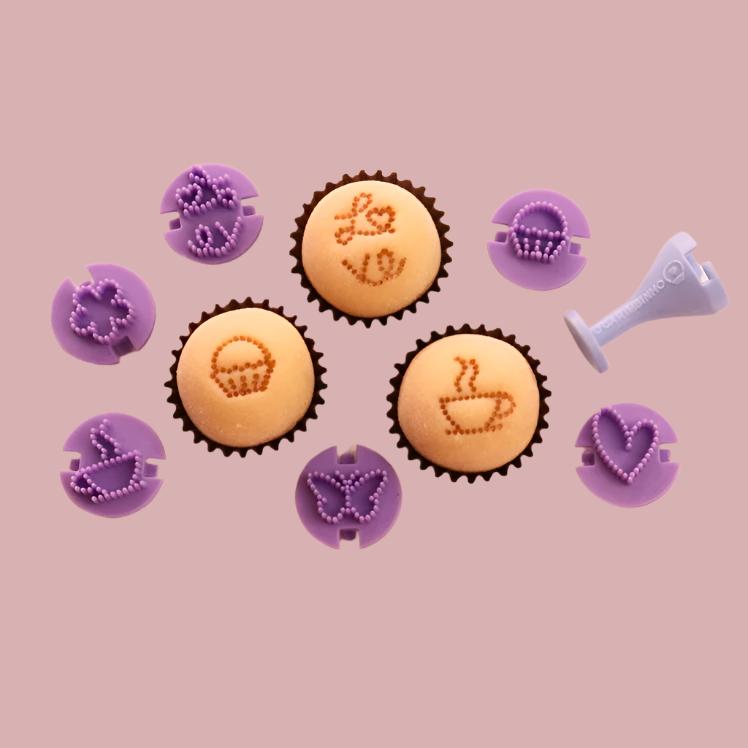 Carimbos para brigadeiros - Pontilhados