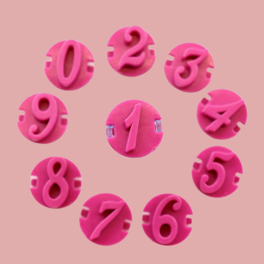 Carimbos para brigadeiros - Números Clássicos