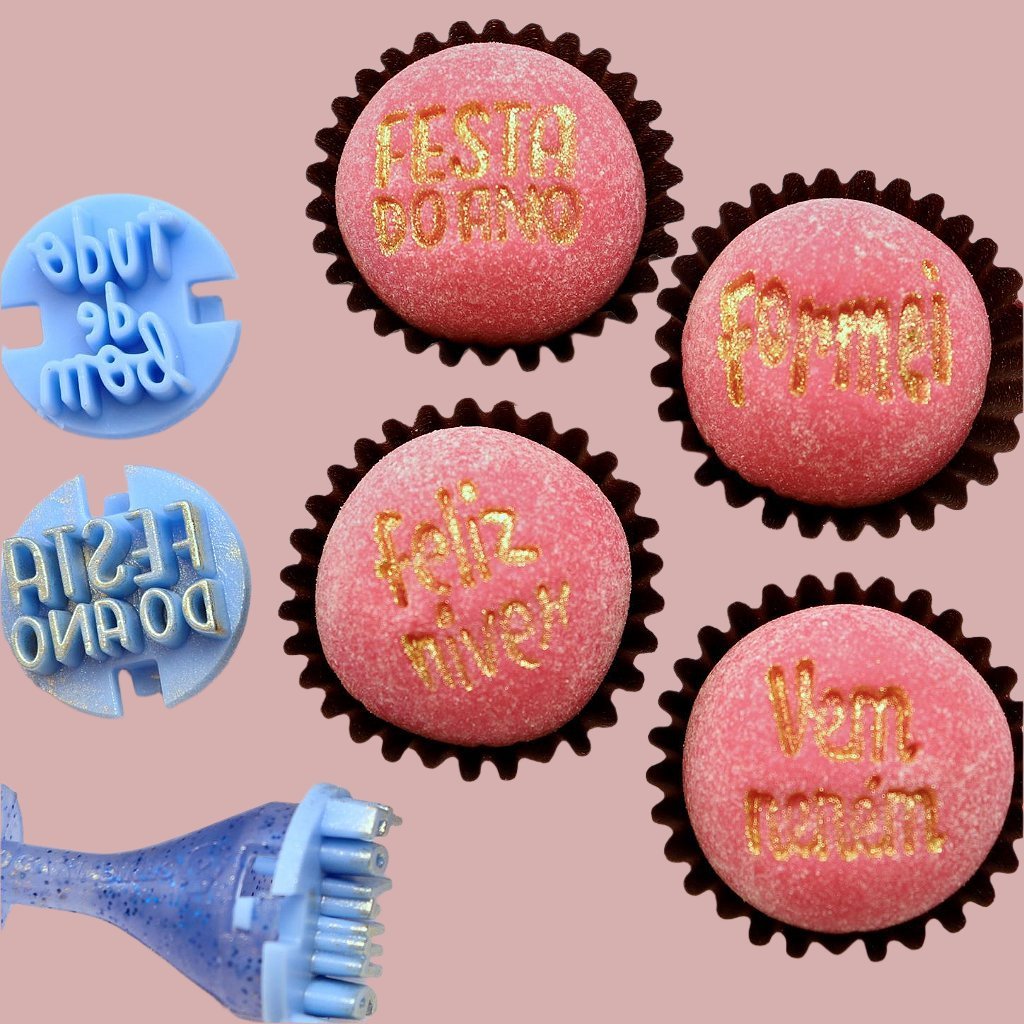 Carimbos para brigadeiros - Frases para Ocasiões