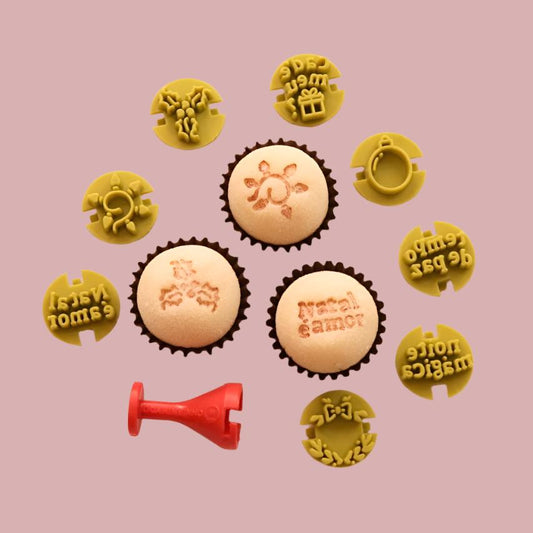 Carimbos para brigadeiros - Natal 2