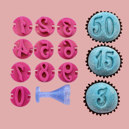 Carimbos para brigadeiros - Números Clássicos