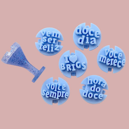 Carimbos para brigadeiros - Frases 3