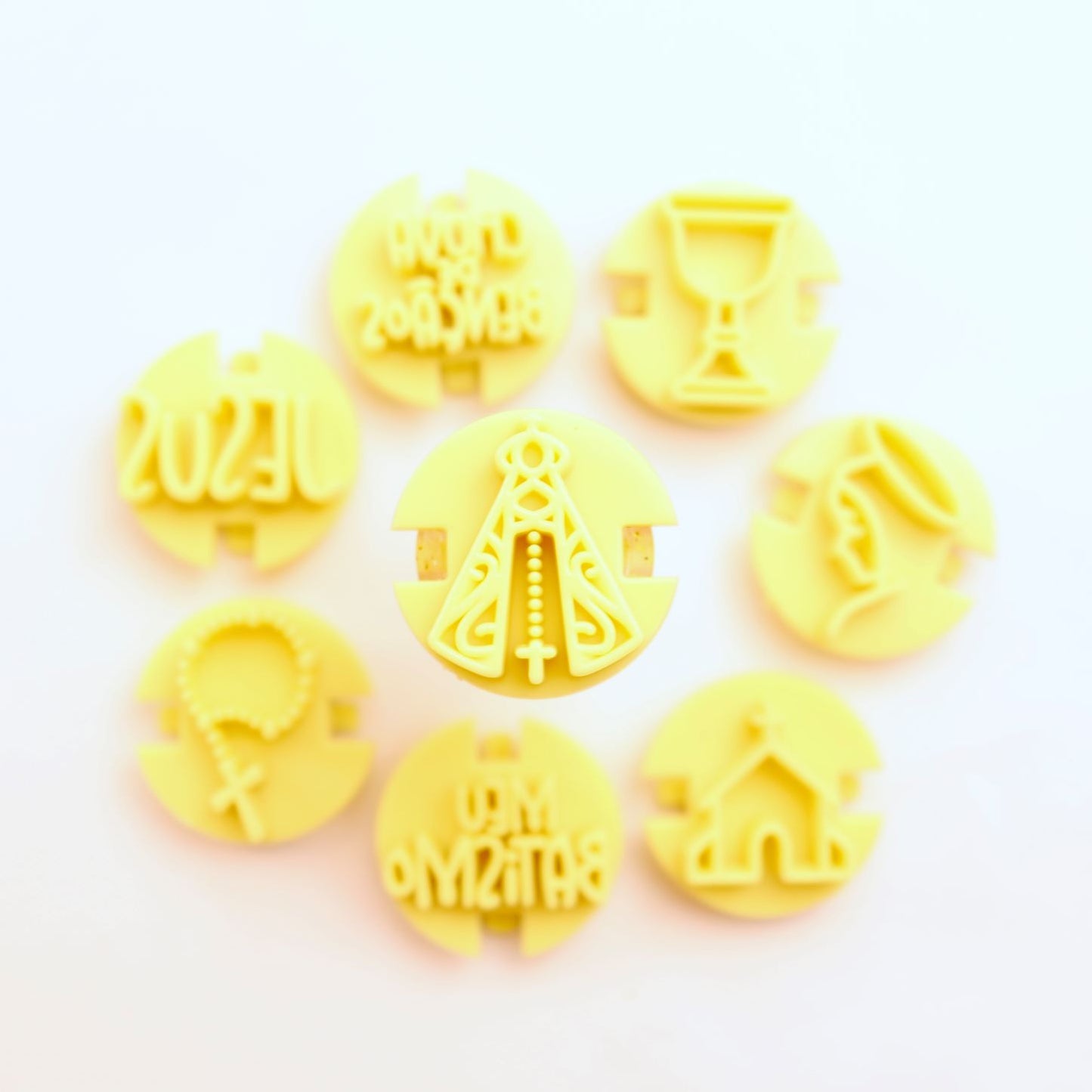 Carimbos para brigadeiros - Batizado