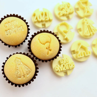 Carimbos para brigadeiros - Batizado