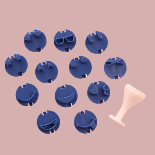 Carimbos para brigadeiros - Emoções