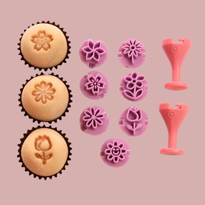 Carimbos para brigadeiros - Flores