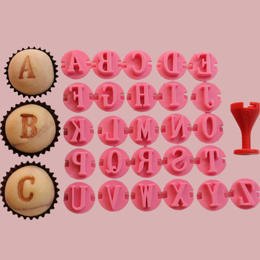 Carimbos para brigadeiros - Letras Clássicas