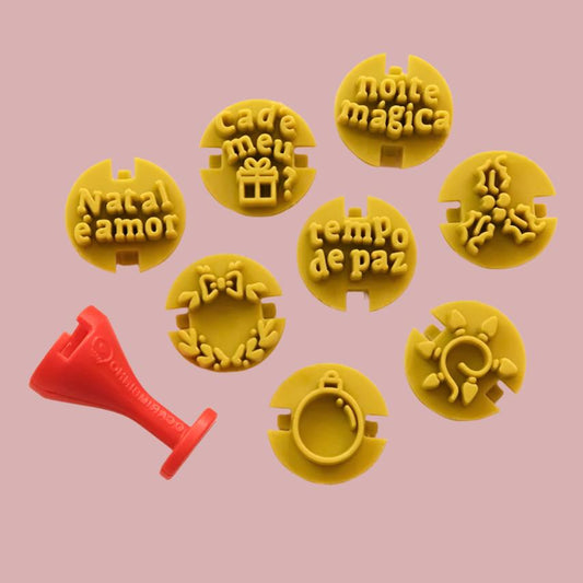 Carimbos para brigadeiros - Natal 2