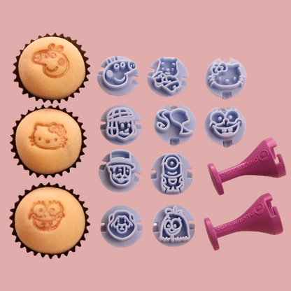 Carimbos para brigadeiros - Personagens