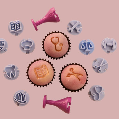 Carimbos para brigadeiros - Profissões