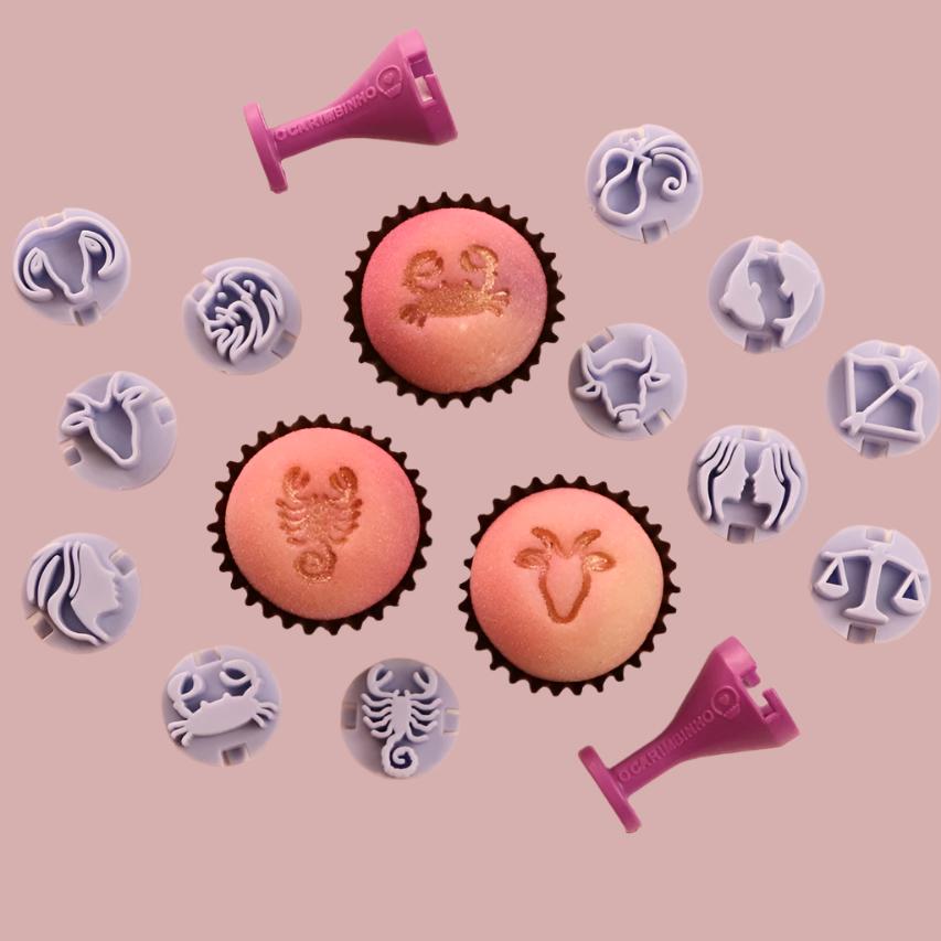 Carimbos para brigadeiros - Signos