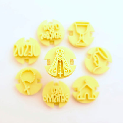 Carimbos para brigadeiros - Batizado