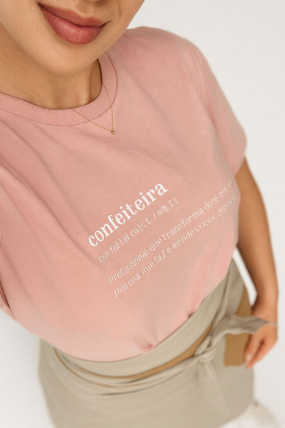 Camisa Oversized - Confeiteira