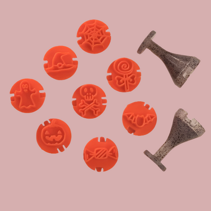 Carimbos para brigadeiros - Halloween